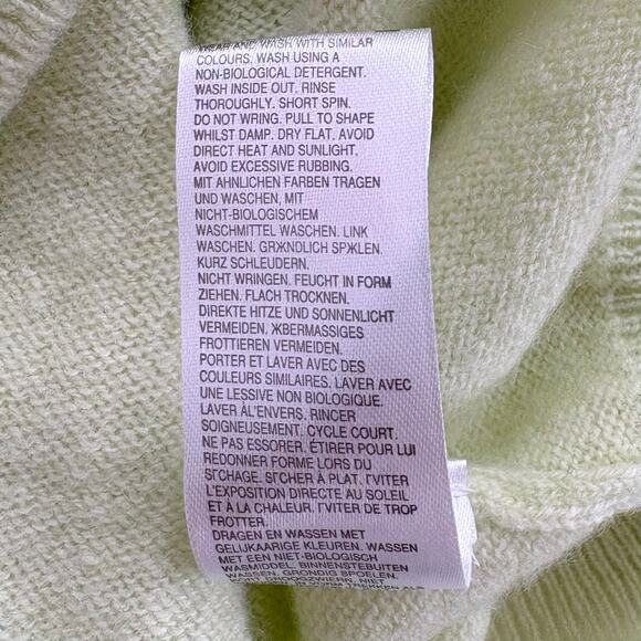 Crush Cashmere V-Neck Long Sleeve Lightweight Sweater Size XS - Picture 6 of 9